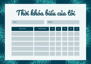 Lập thời gian biểu hiệu quả - bí quyết quản lý thời gian