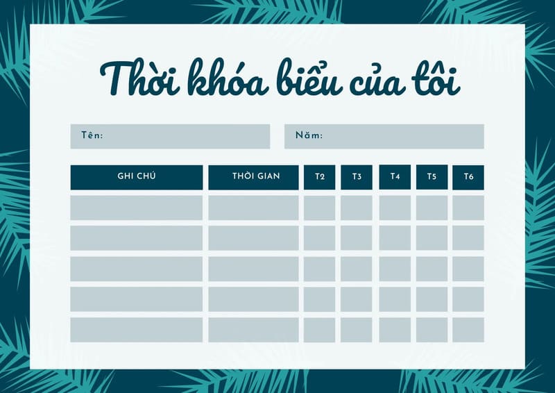 Lập thời gian biểu hiệu quả - bí quyết quản lý thời gian